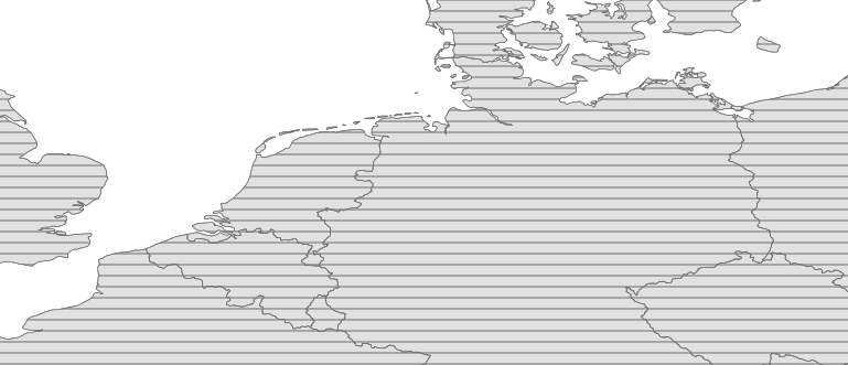 Layer 'Single line fill' rendered in GeoServer