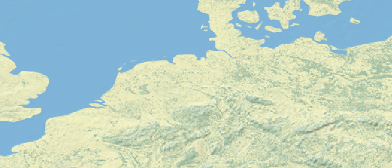 Layer 'Natural earth - rgb' rendered in GeoServer