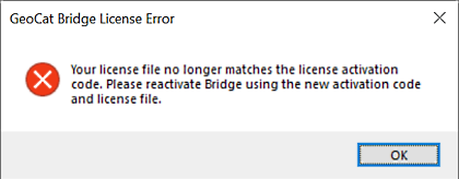 License file error
