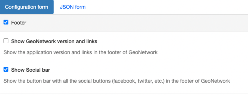 Added setting option to show app version and links to About, GitHub and API pages in footer