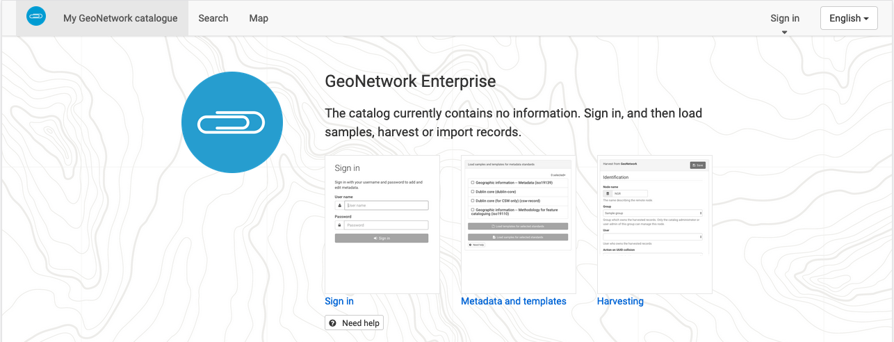 GeoNetwork Enterprise