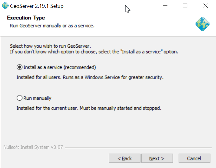 Rewriting the GeoServer Windows Installer